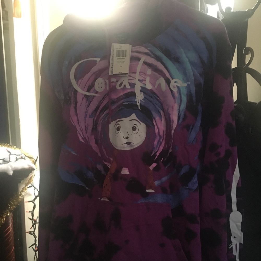 Coraline Tunnel Tie-Dye Hoodie (READ DESC)